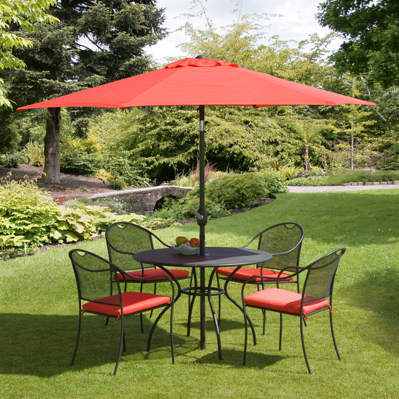 Homestead Living 4-Sitzer Gartengarnitur Cosma mit Sonnenschirm